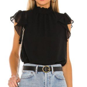 1. STATE Flutter Sleeve Top